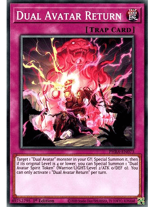 Dual Avatar Return - PHRA-EN073 - Common