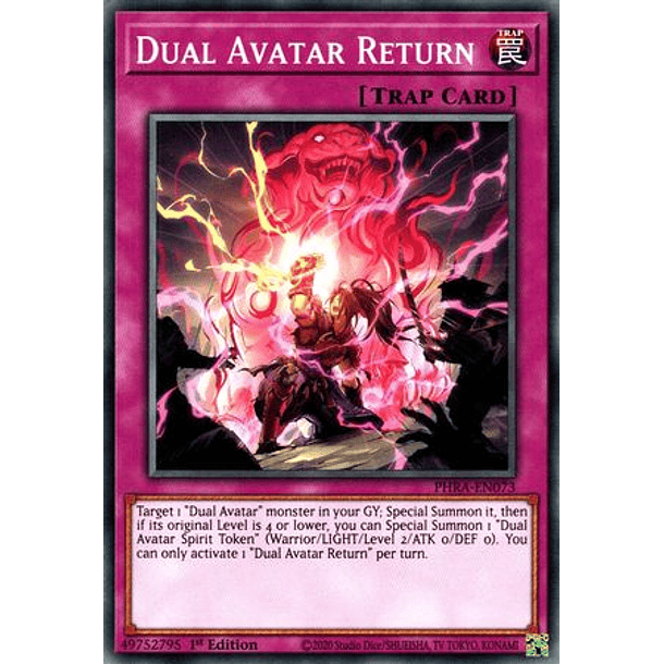 Dual Avatar Return - PHRA-EN073 - Common
