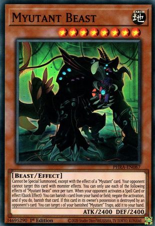 Myutant Beast - PHRA-EN087 - Super Rare 1