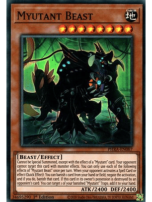 Myutant Beast - PHRA-EN087 - Super Rare