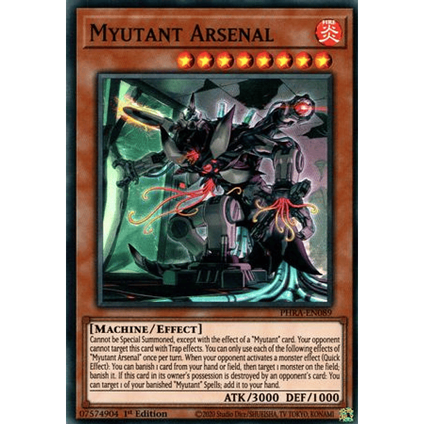 Myutant Arsenal - PHRA-EN089 - Super Rare
