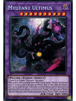 Myutant Ultimus - PHRA-EN091 - Secret Rare
