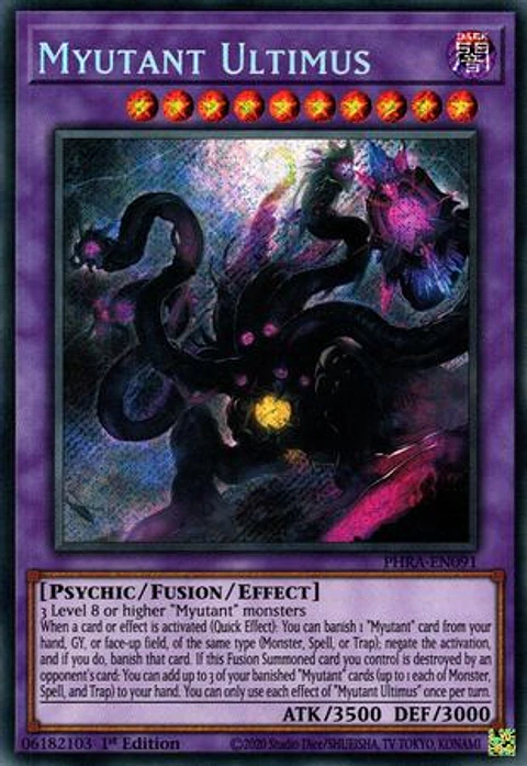 Myutant Ultimus - PHRA-EN091 - Secret Rare