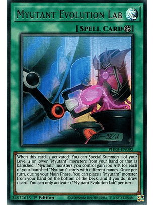 Myutant Evolution Lab - PHRA-EN092 - Ultra Rare