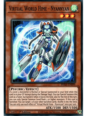 Virtual World Hime - Nyannyan - PHRA-EN099 - Super Rare