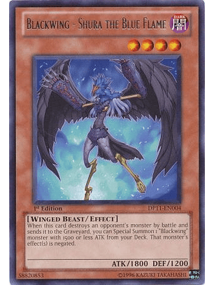 Blackwing - Shura the Blue Flame - DP11-EN004 - Rare (PLAYED)