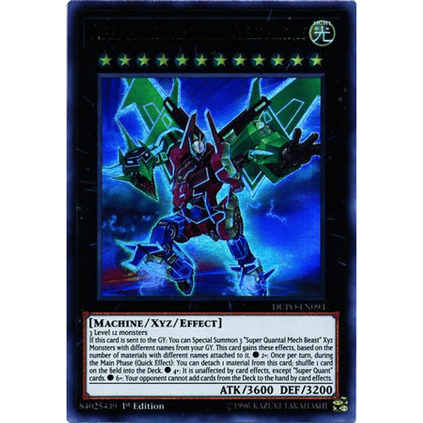 Super Quantal Mech King Great Magnus - DUPO-EN093 - Ultra Rare 