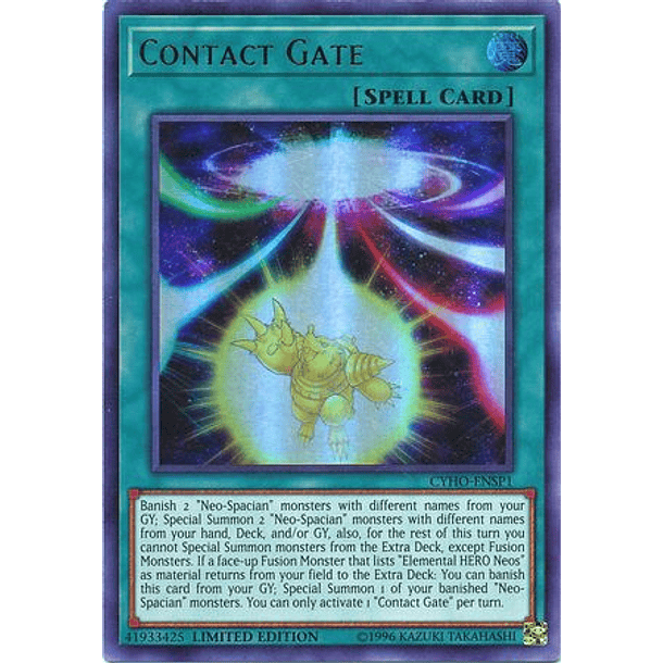 Contact Gate - CYHO-ENSP1 - Ultra Rare Limited Edition