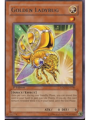 Golden Ladybug - LODT-EN036 - Rare 1st Edition