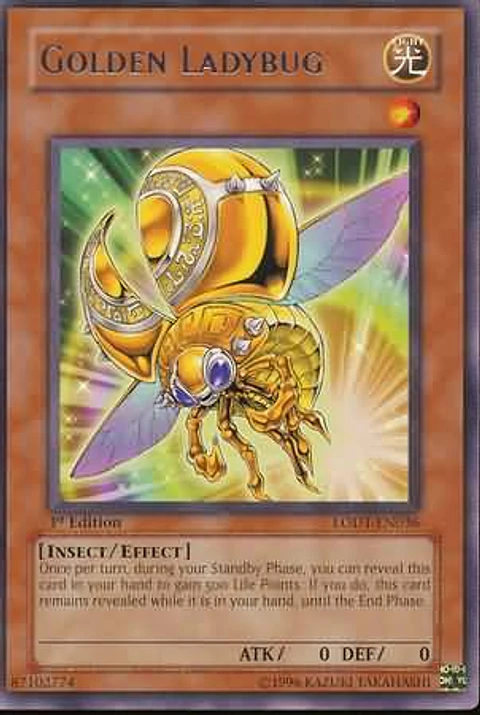 Golden Ladybug - LODT-EN036 - Rare 1st Edition