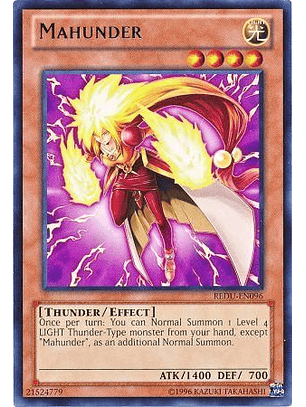 Mahunder - REDU-EN096 - Rare