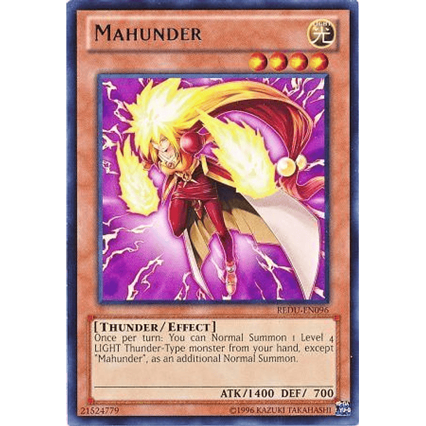 Mahunder - REDU-EN096 - Rare