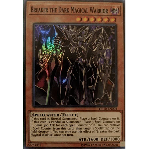 Breaker the Dark Magical Warrior - OP10-EN004 Super Rare