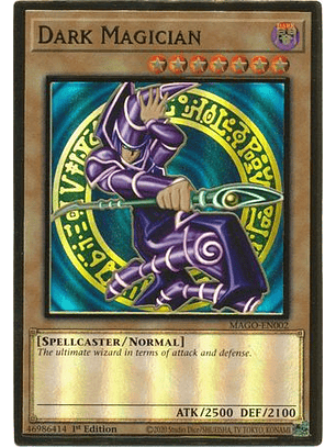 Dark Magician - MAGO-EN002 - Premium Gold Rare