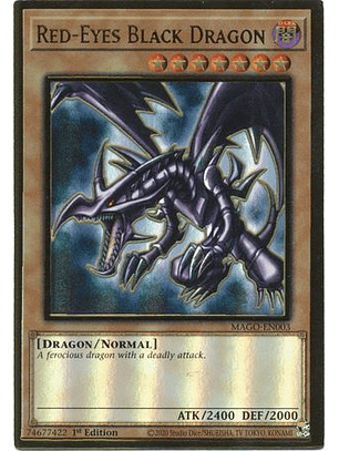 Red-Eyes Black Dragon - MAGO-EN003 - Premium Gold Rare