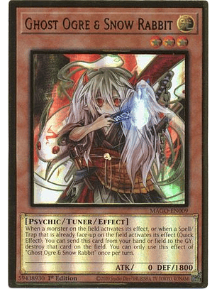 Ghost Ogre & Snow Rabbit - MAGO-EN009 - Premium Gold Rare