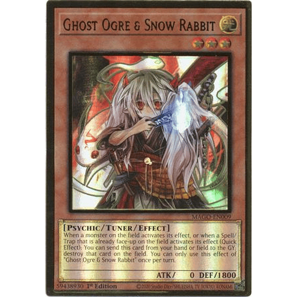 Ghost Ogre & Snow Rabbit - MAGO-EN009 - Premium Gold Rare