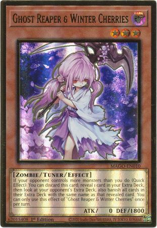 Ghost Reaper & Winter Cherries - MAGO-EN010 - Premium Gold Rare 1