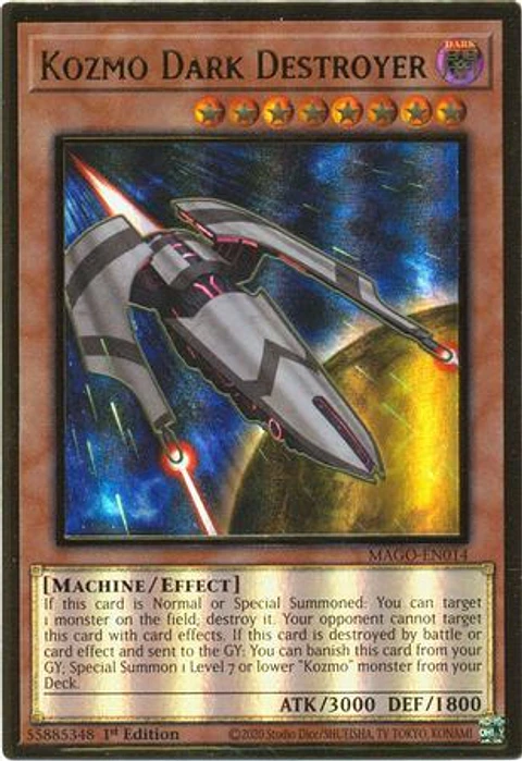 Kozmo Dark Destroyer - MAGO-EN014 - Premium Gold Rare