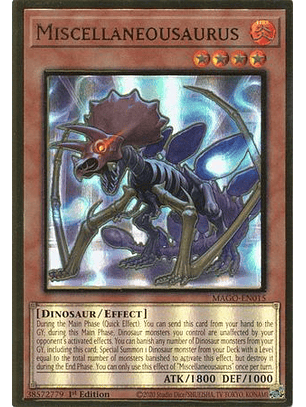 Miscellaneousaurus - MAGO-EN015 - Premium Gold Rare