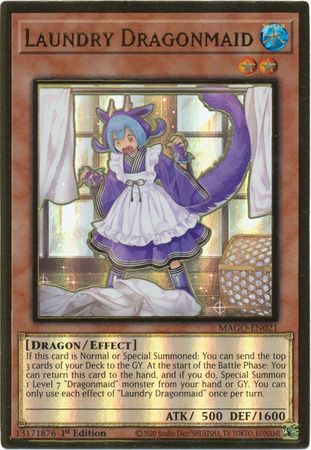 Laundry Dragonmaid - MAGO-EN021 - Premium Gold Rare 1