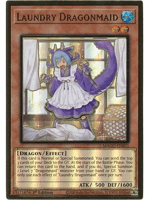 Laundry Dragonmaid - MAGO-EN021 - Premium Gold Rare