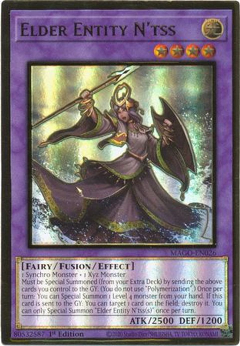 Elder Entity N'tss - MAGO-EN026 - Premium Gold Rare 