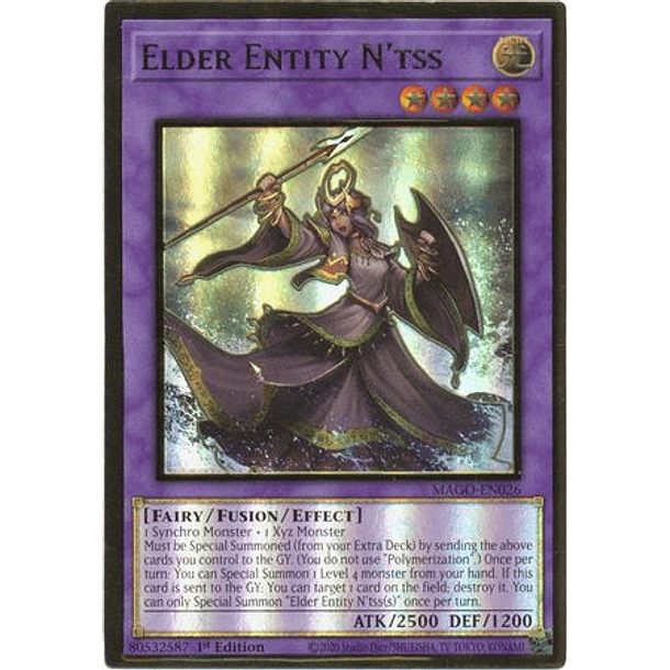 Elder Entity N'tss - MAGO-EN026 - Premium Gold Rare 