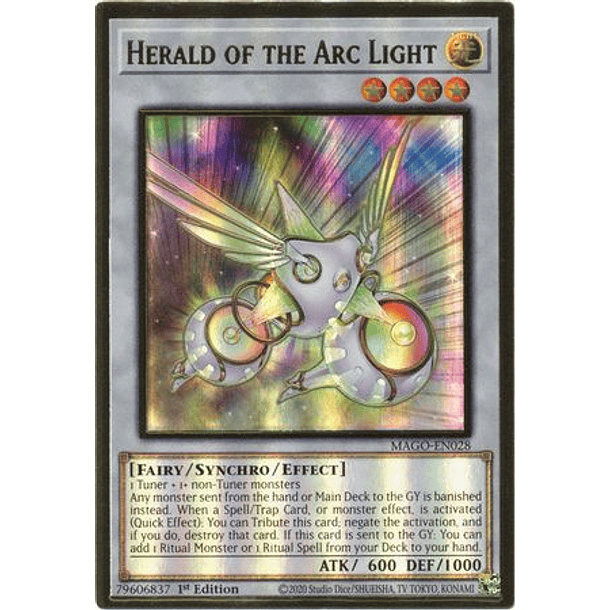 Herald of the Arc Light - MAGO-EN028 - Premium Gold Rare