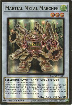 Martial Metal Marcher - MAGO-EN030 - Premium Gold Rare 1