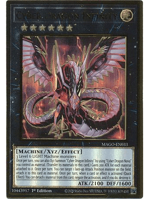 Cyber Dragon Infinity - MAGO-EN033 - Premium Gold Rare