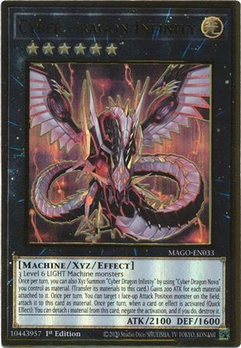 Cyber Dragon Infinity - MAGO-EN033 - Premium Gold Rare