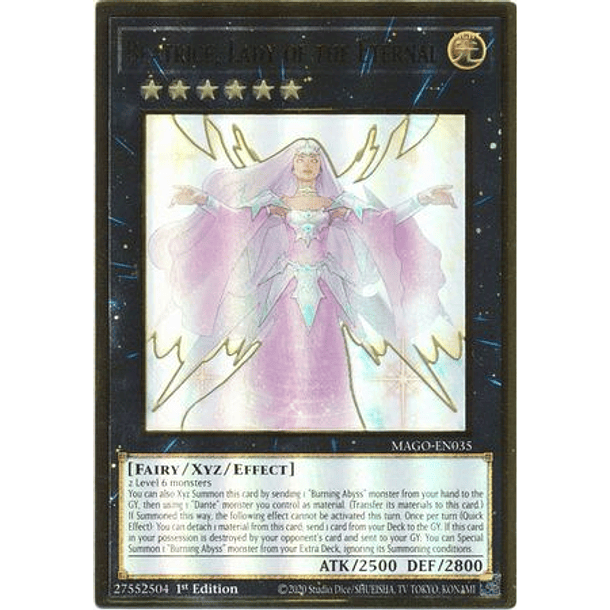 Beatrice, Lady of the Eternal - MAGO-EN035 - Premium Gold Rare