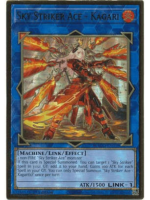 Sky Striker Ace - Kagari - MAGO-EN038 - Premium Gold Rare