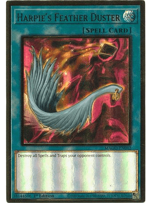 Harpie's Feather Duster - MAGO-EN042 - Premium Gold Rare