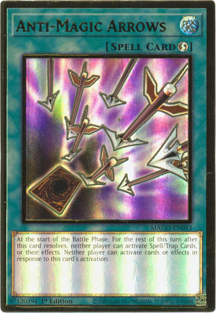 Anti-Magic Arrows - MAGO-EN043 - Premium Gold Rare 1