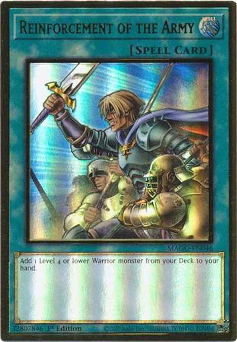 Reinforcement of the Army - MAGO-EN046 - Premium Gold Rare