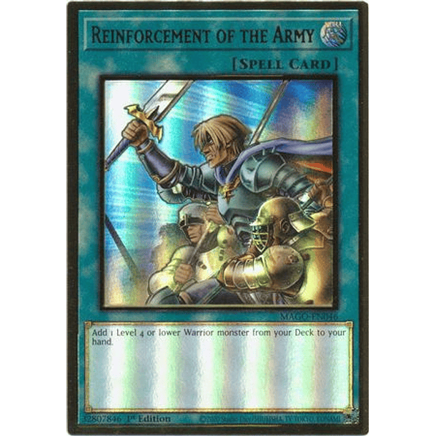Reinforcement of the Army - MAGO-EN046 - Premium Gold Rare