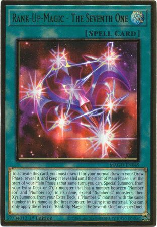 Rank-Up-Magic - The Seventh One - MAGO-EN049 - Premium Gold Rare 1