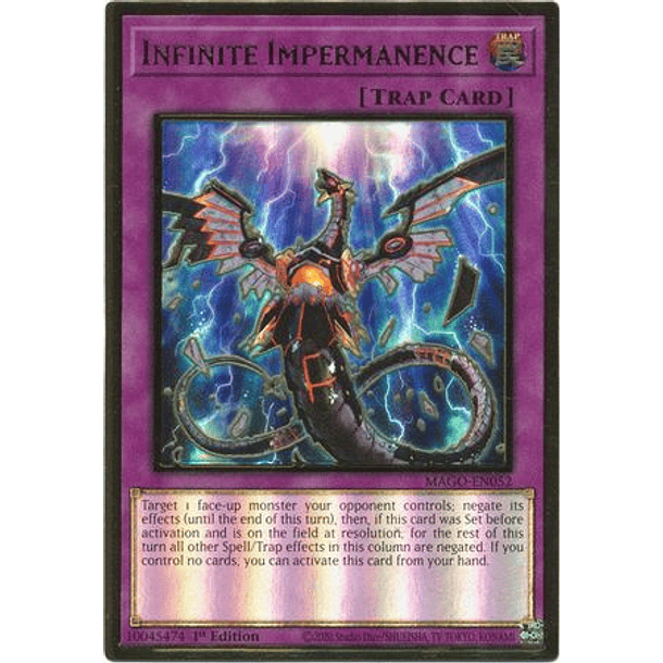 Infinite Impermanence - MAGO-EN052 - Premium Gold Rare