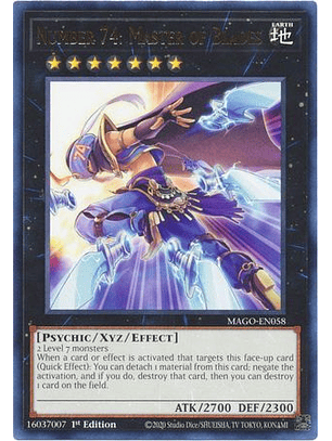 Number 74: Master of Blades - MAGO-EN058 - Rare 