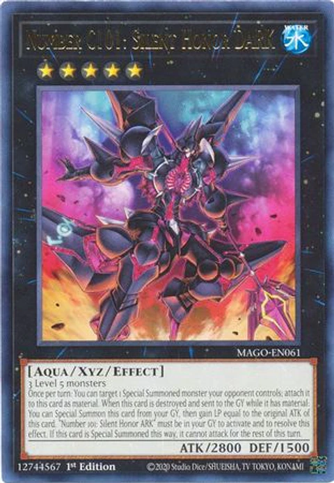 Number C101: Silent Honor DARK - MAGO-EN061 - Rare