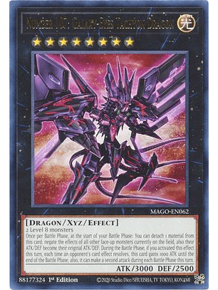 Number 107: Galaxy-Eyes Tachyon Dragon - MAGO-EN062 - Rare 