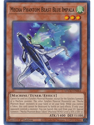 Mecha Phantom Beast Blue Impala - MAGO-EN064 - Rare