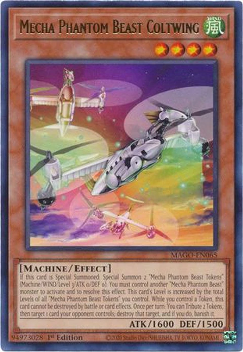 Mecha Phantom Beast Coltwing - MAGO-EN065 - Rare