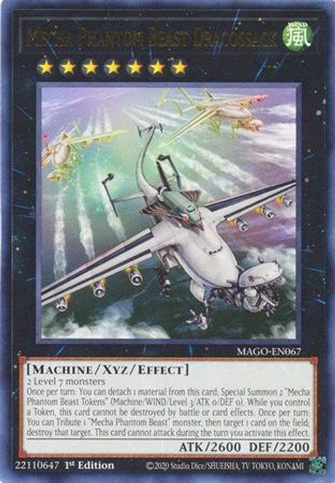 Mecha Phantom Beast Dracossack - MAGO-EN067 - Rare 