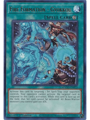 Fire Formation - Gyokkou - MAGO-EN073 - Rare 