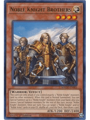 Noble Knight Brothers - MAGO-EN083 - Rare