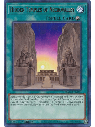 Hidden Temples of Necrovalley - MAGO-EN087 - Rare