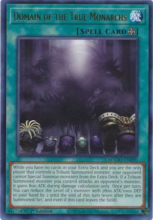 Domain of the True Monarchs - MAGO-EN090 - Rare 1